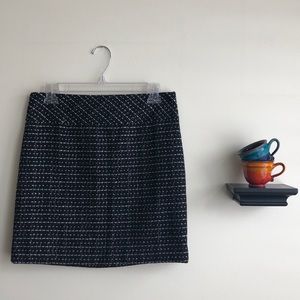 Loft Textured Shift Skirt